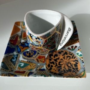 Antoni Gaudi-Barcelona espresso cup with saucer